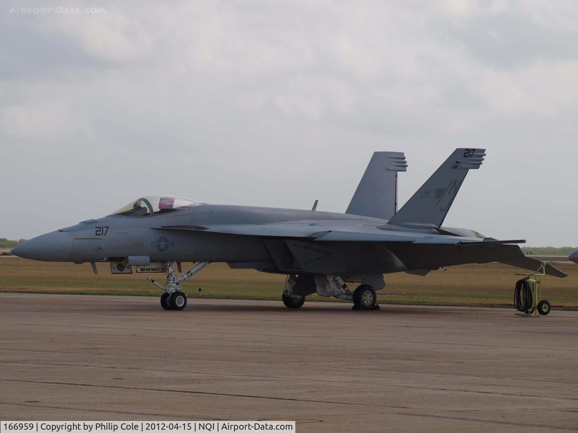 166959, Boeing F/A-18E Super Hornet C/N E201, Kingsville NAS Airshow 2012