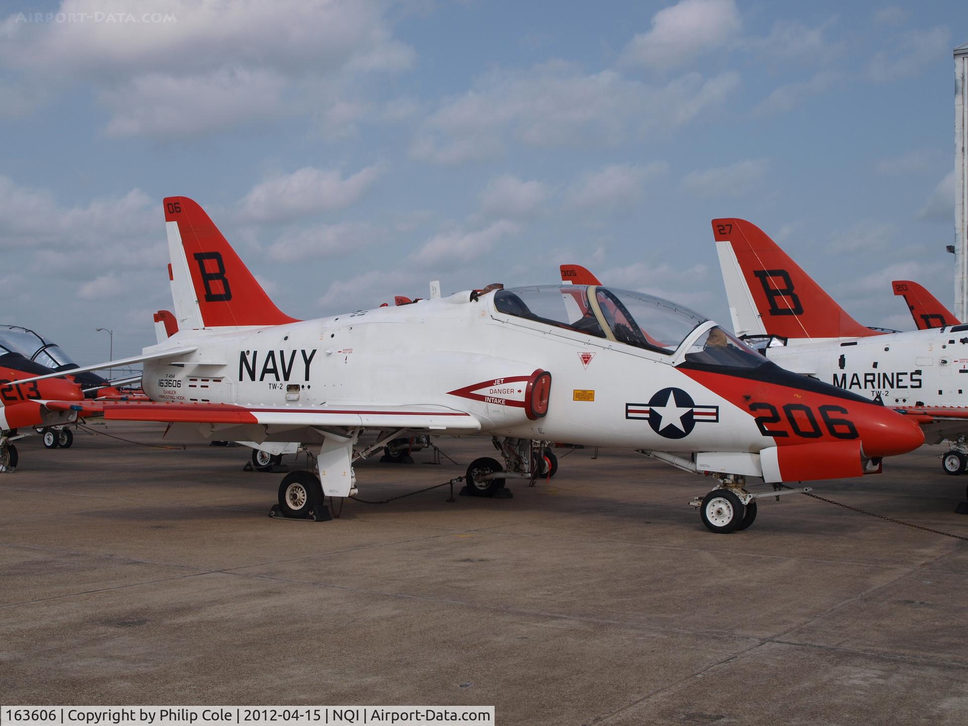 163606, McDonnell Douglas T-45A Goshawk C/N A-008, Kingsville NAS Airshow 2012