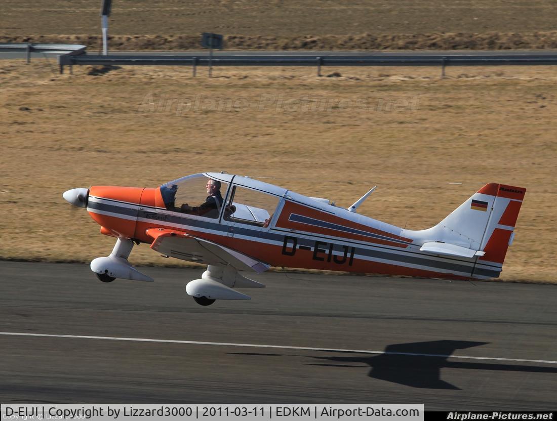 D-EIJI, 1974 Robin DR-400-180 Regent Regent C/N Not found D-EIJI, A Robin DR400 Regent 180HP landing on the airfield at Meschede-Schüren