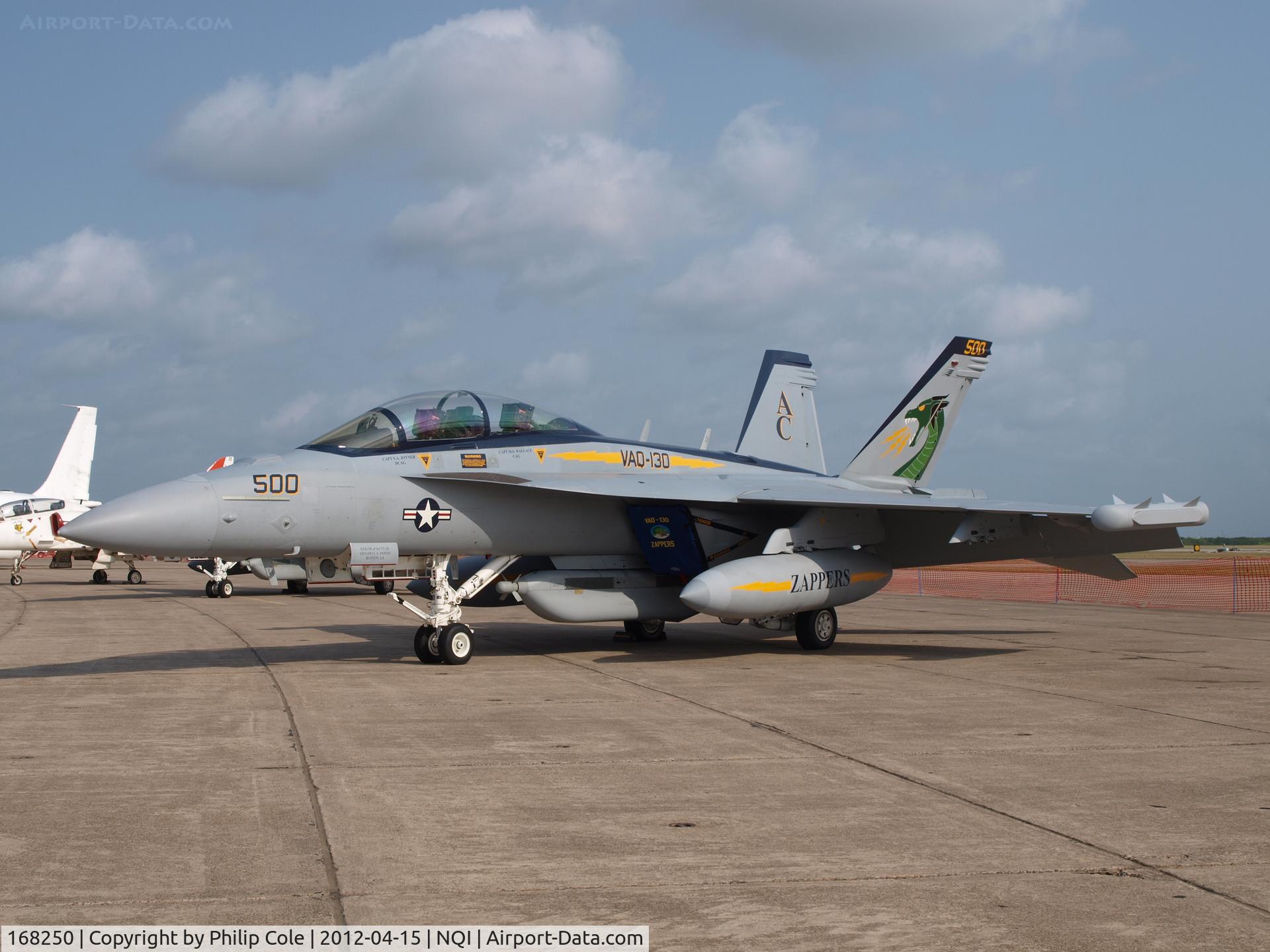 168250, Boeing EA-18G Growler C/N G-32, Kingsville NAS Airshow 2012