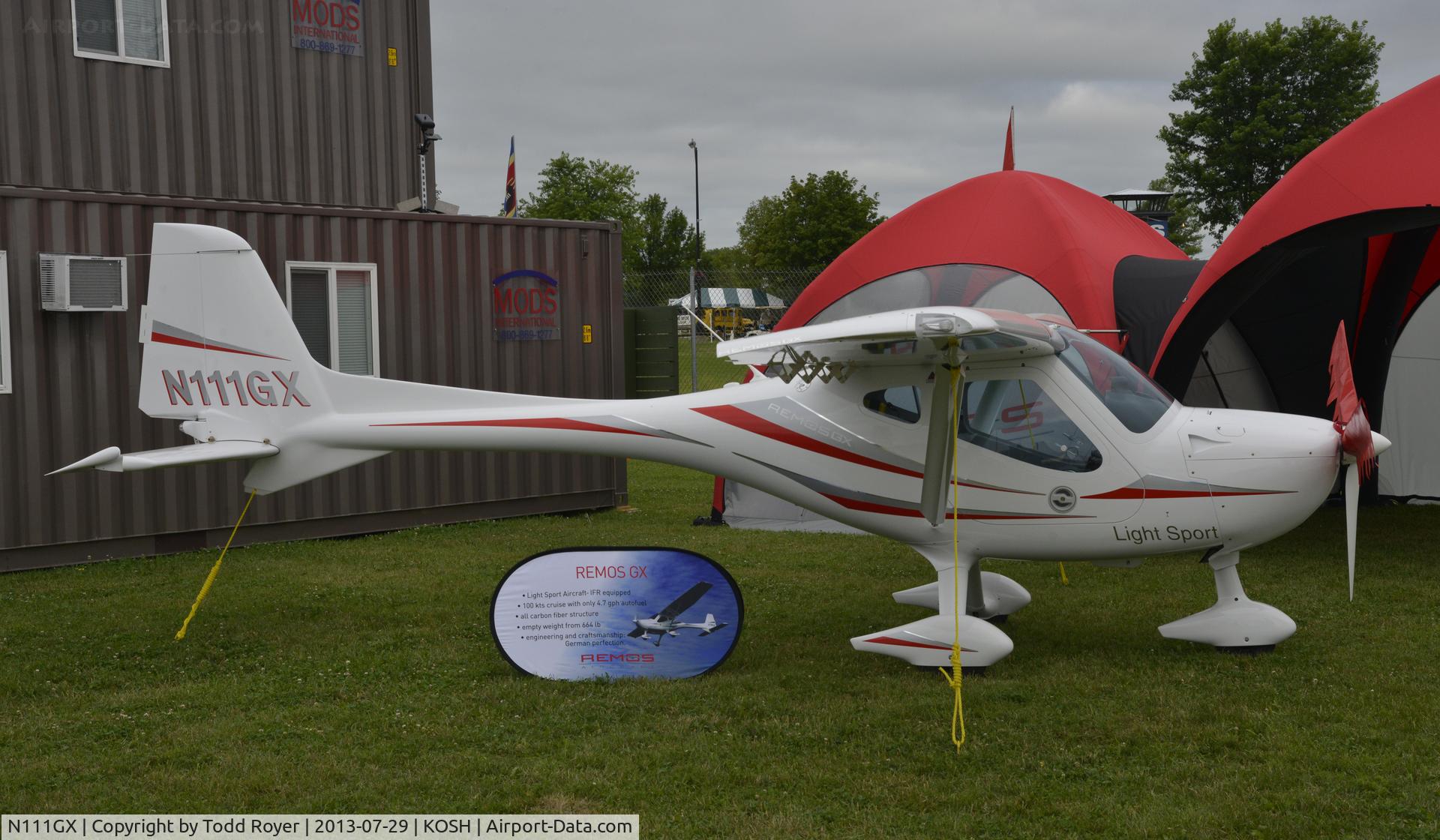 N111GX, 2012 Remos GX C/N 409, Airventure 2013