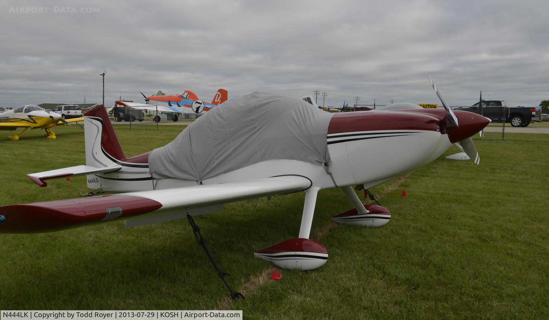 N444LK, 2007 Vans RV-8 C/N 82577, Airventure 2013