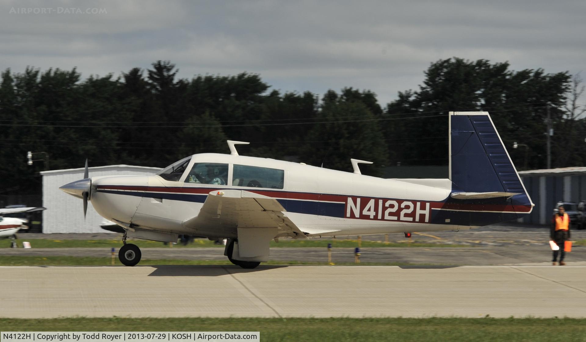 N4122H, 1978 Mooney M20J 201 C/N 24-0645, Airventure 2013