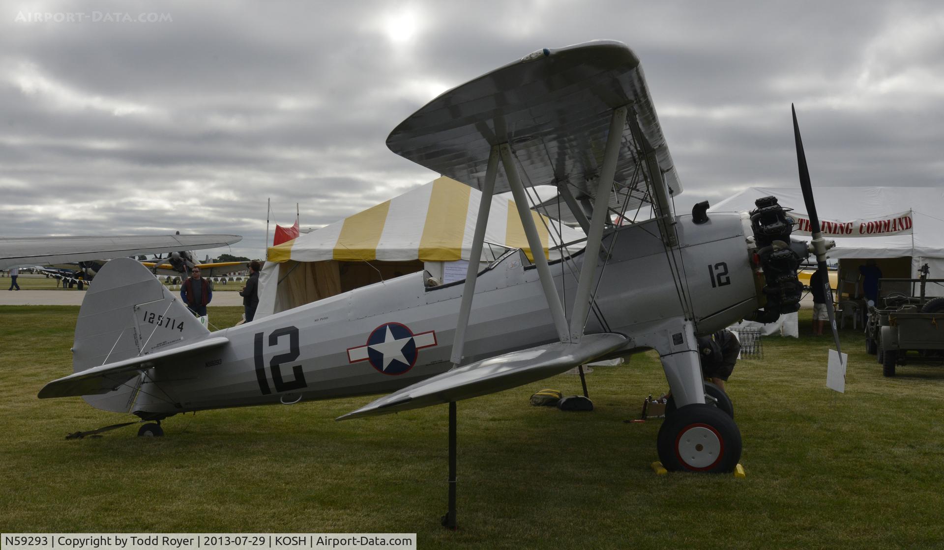 N59293, 1942 Boeing B75N1 C/N 75-3221, Airventure 2013