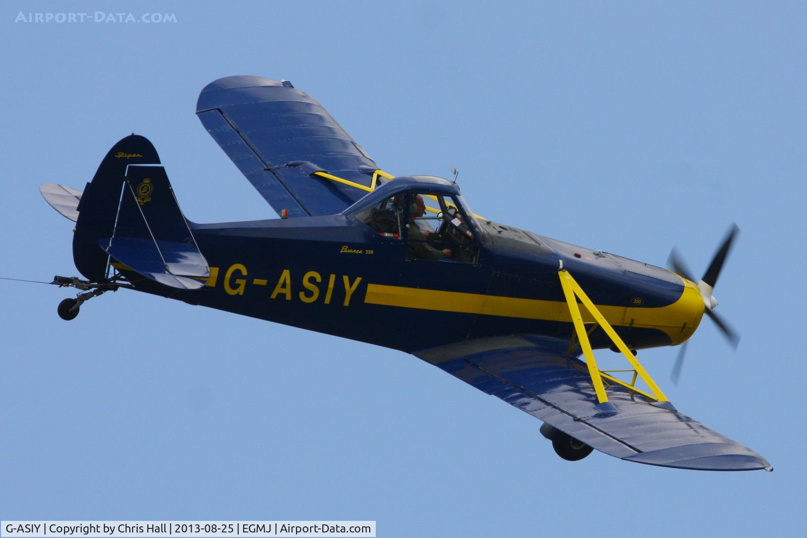 G-ASIY, 1963 Piper PA-25-235 Pawnee C/N 25-2446, at the Little Gransden Air & Vintage Vehicle Show
