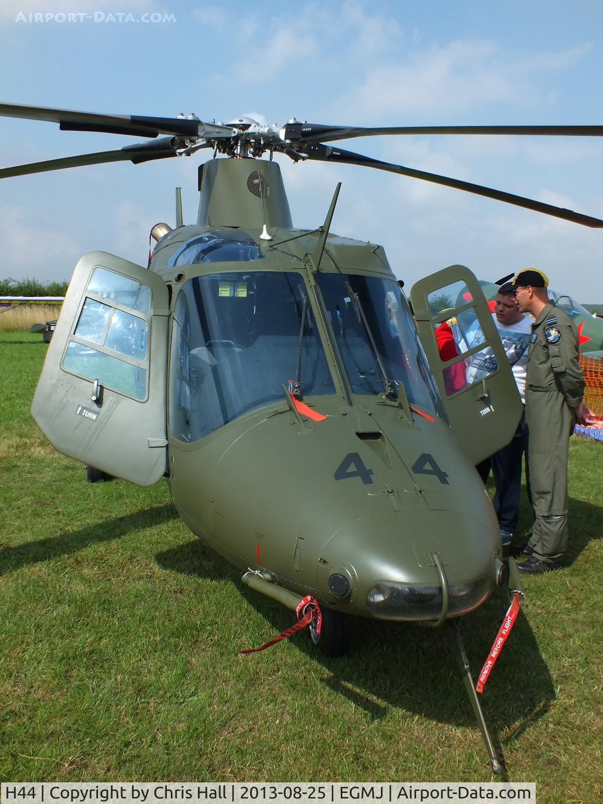 H44, Agusta A-109BA C/N 0344, at the Little Gransden Air & Vintage Vehicle Show