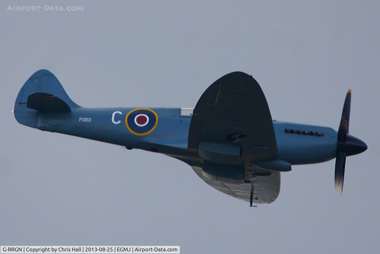 G-RRGN, 1945 Supermarine 389 Spitfire PR.XIX C/N 6S/594677, at the Little Gransden Air & Vintage Vehicle Show