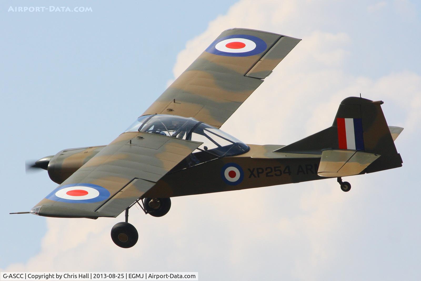G-ASCC, 1962 Auster AOP.11 C/N B5/10/162, at the Little Gransden Air & Vintage Vehicle Show