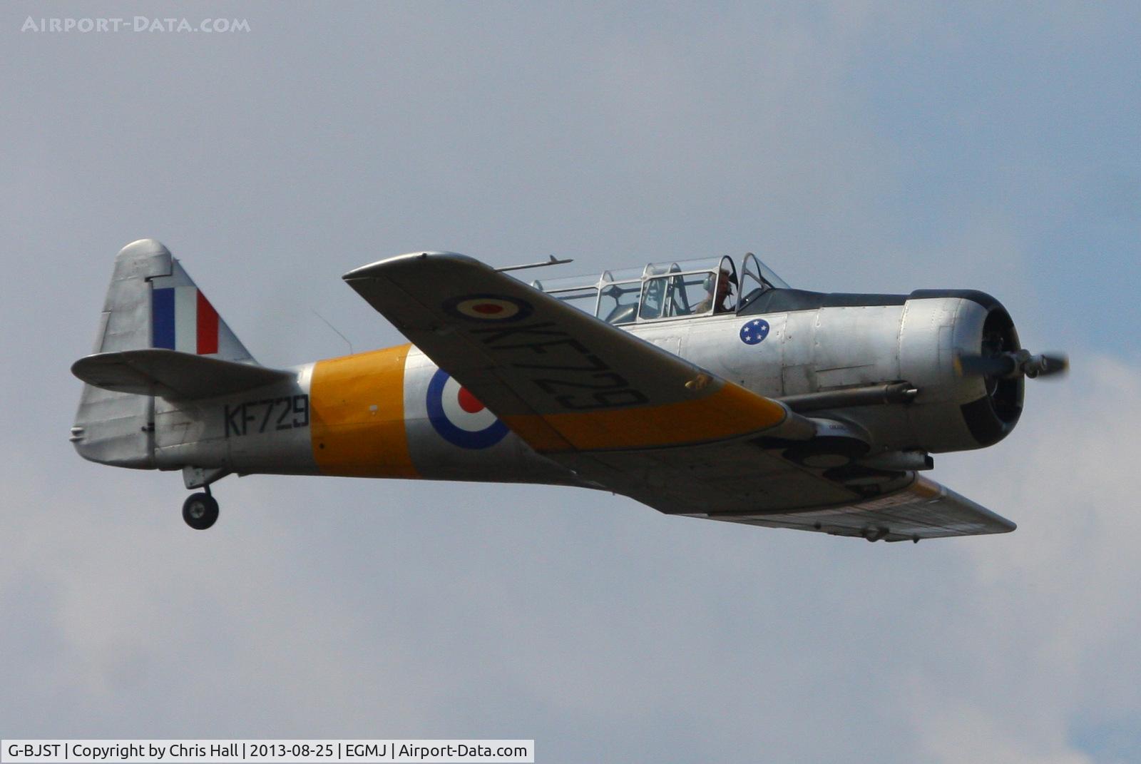 G-BJST, 1953 Canadian Car & Foundry T-6H Harvard Mk.4M C/N 14A-2429, at the Little Gransden Air & Vintage Vehicle Show