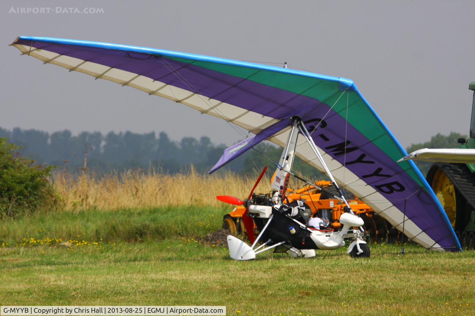 G-MYYB, 1995 Pegasus Quantum 15 C/N 7079, at the Little Gransden Air & Vintage Vehicle Show