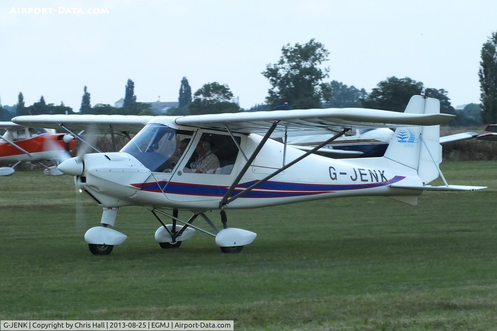 G-JENK, 2008 Comco Ikarus C42 FB80 C/N 0806-6978, at the Little Gransden Air & Vintage Vehicle Show