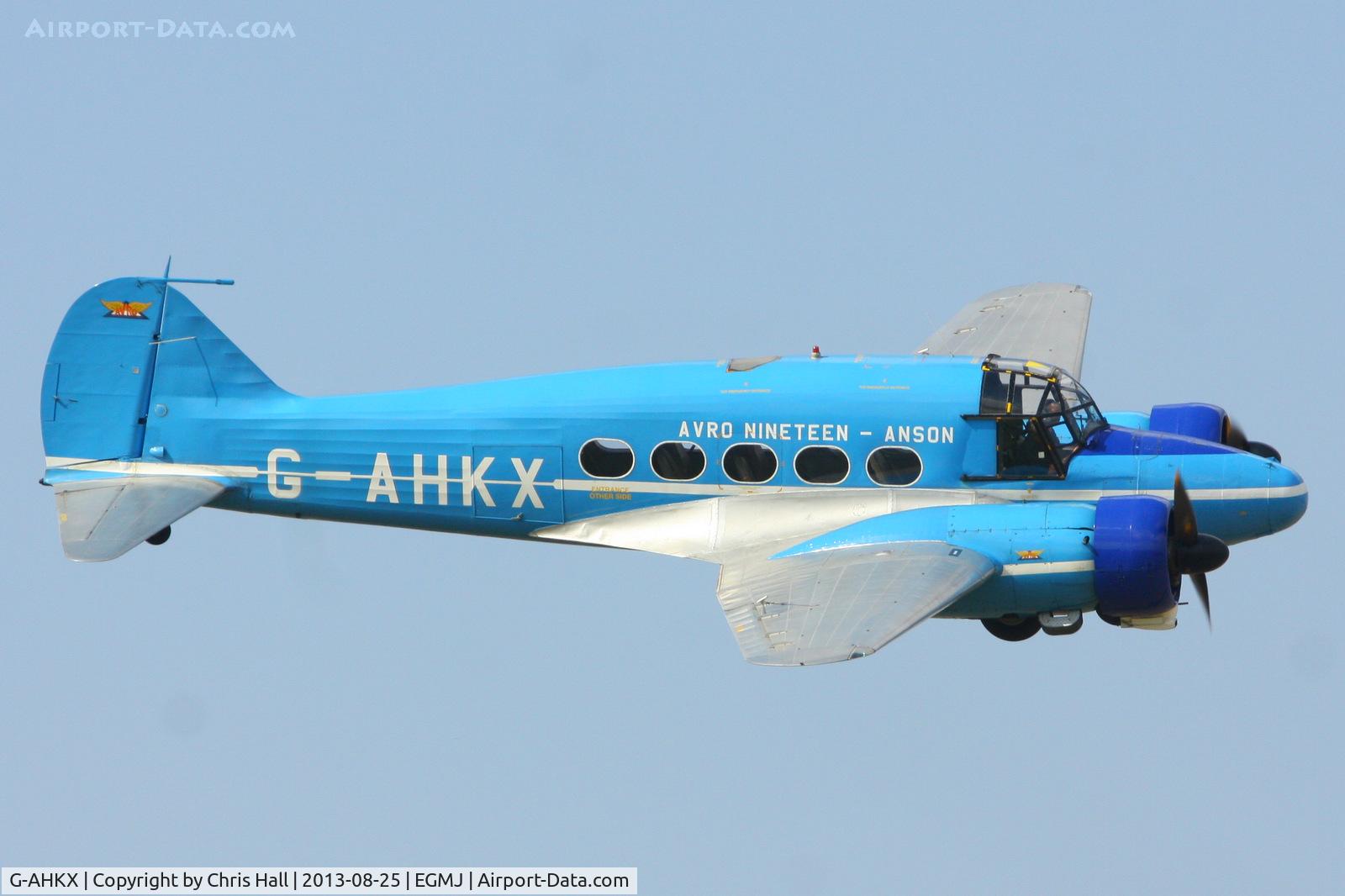G-AHKX, 1946 Avro 652A Anson C.19 Series 2 C/N 1333, at the Little Gransden Air & Vintage Vehicle Show