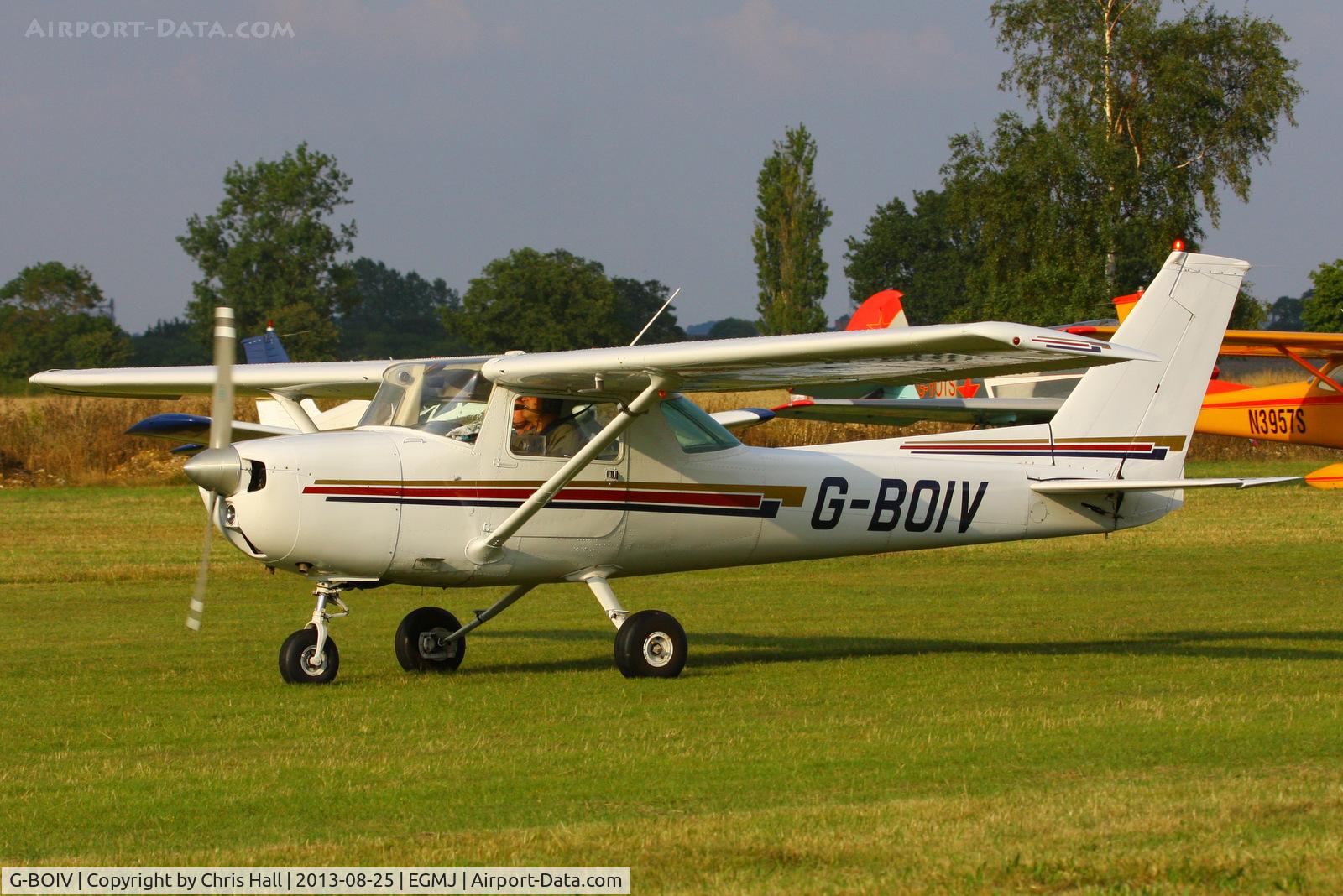 G-BOIV, 1976 Cessna 150M C/N 150-78620, at the Little Gransden Air & Vintage Vehicle Show