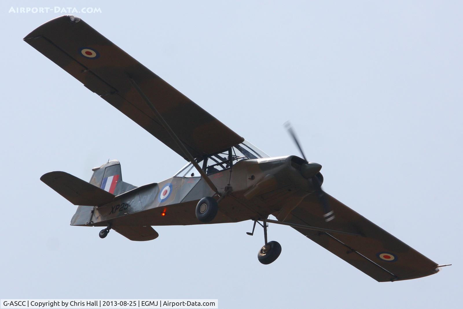 G-ASCC, 1962 Auster AOP.11 C/N B5/10/162, at the Little Gransden Air & Vintage Vehicle Show