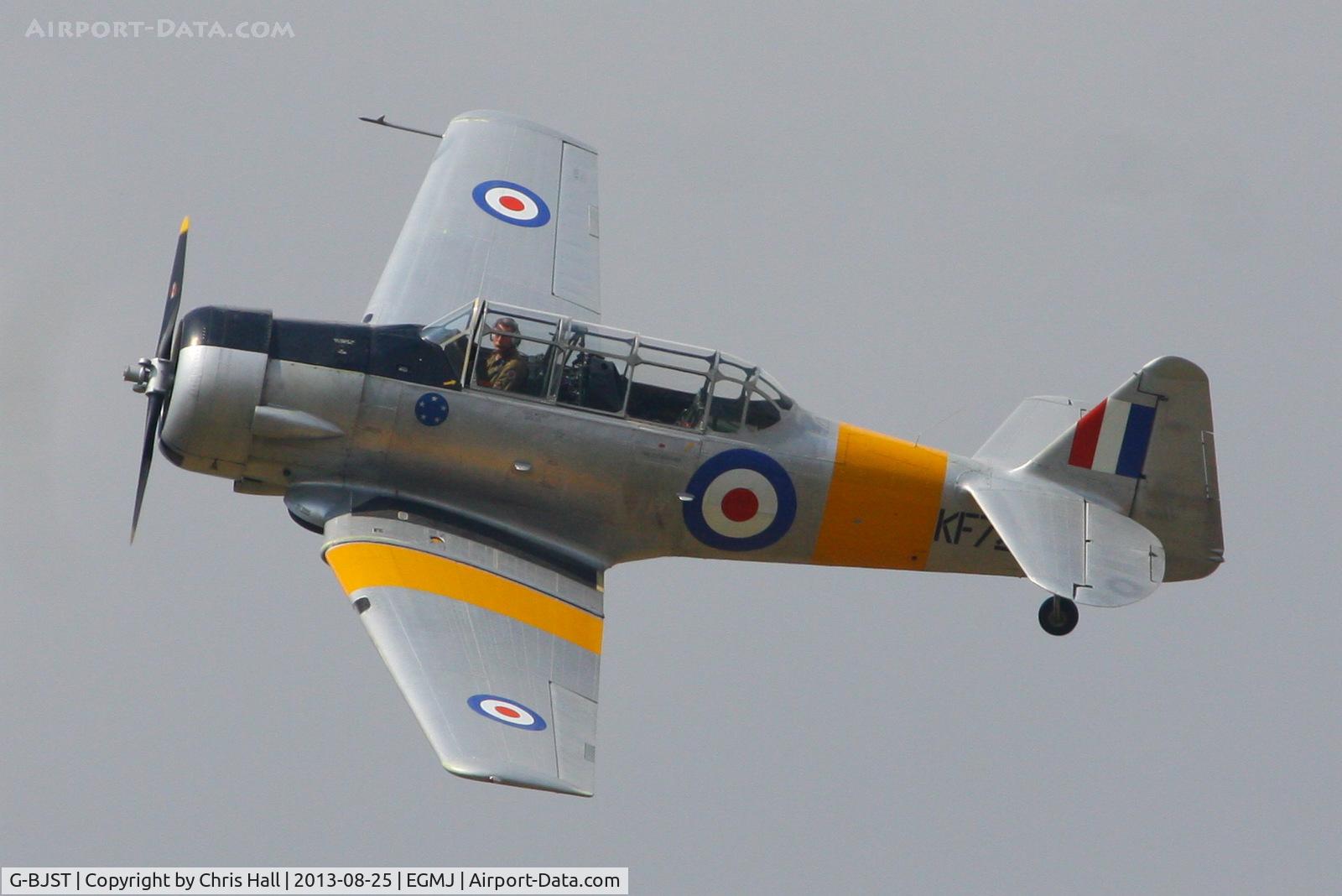 G-BJST, 1953 Canadian Car & Foundry T-6H Harvard Mk.4M C/N 14A-2429, at the Little Gransden Air & Vintage Vehicle Show