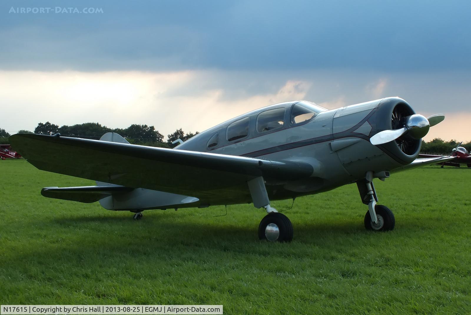 N17615, 1938 Spartan 7W Executive C/N 14, at the Little Gransden Air & Vintage Vehicle Show