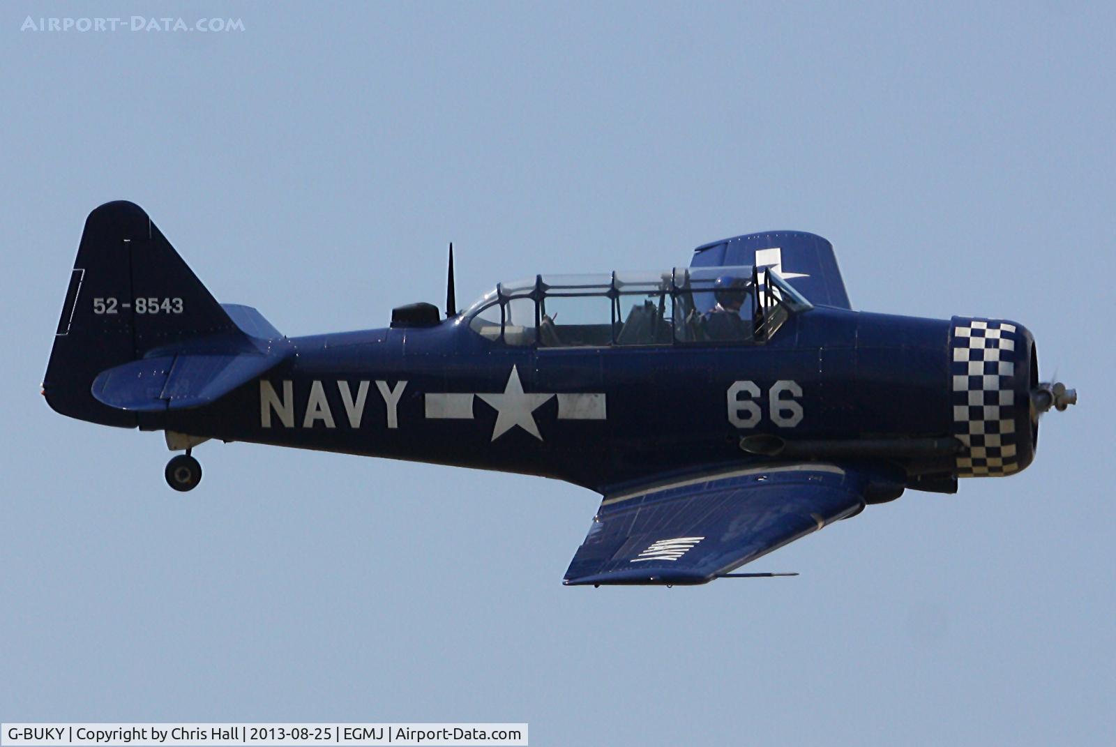 G-BUKY, 1952 Canadian Car & Foundry T-6H Harvard Mk.4M C/N CCF4-464, at the Little Gransden Air & Vintage Vehicle Show