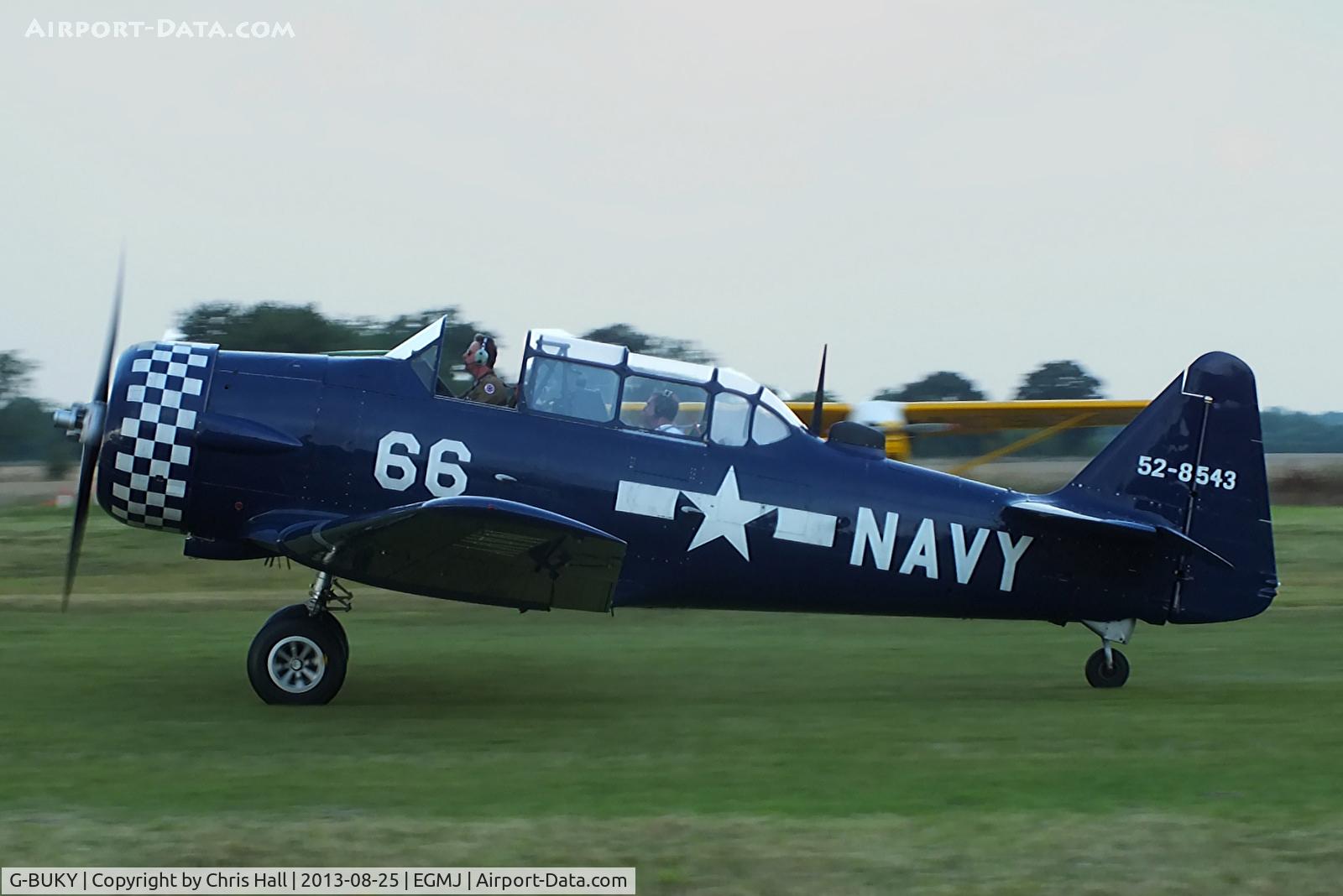 G-BUKY, 1952 Canadian Car & Foundry T-6H Harvard Mk.4M C/N CCF4-464, at the Little Gransden Air & Vintage Vehicle Show
