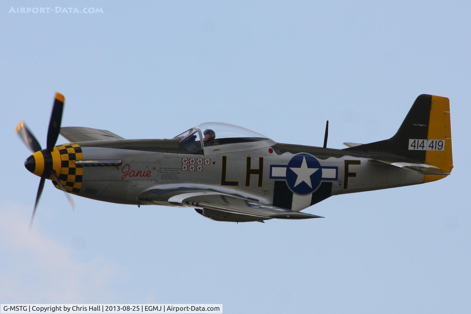 G-MSTG, 1945 North American P-51D Mustang C/N 124-48271, at the Little Gransden Air & Vintage Vehicle Show
