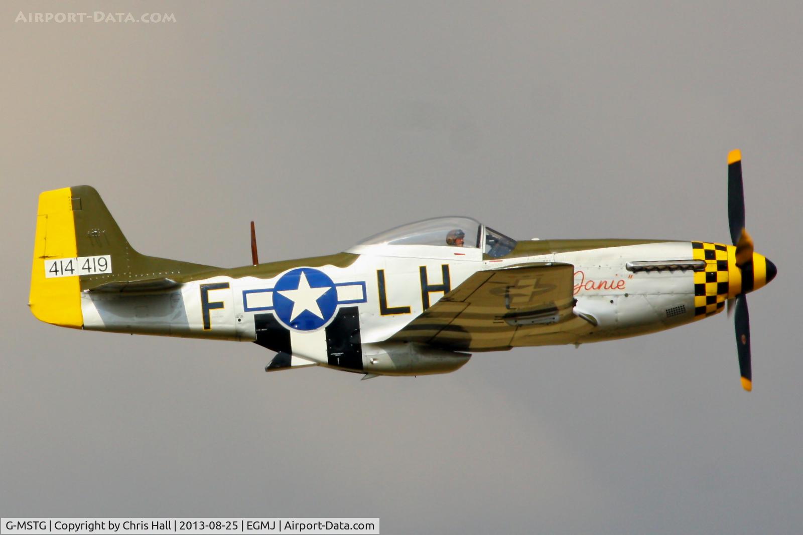 G-MSTG, 1945 North American P-51D Mustang C/N 124-48271, at the Little Gransden Air & Vintage Vehicle Show