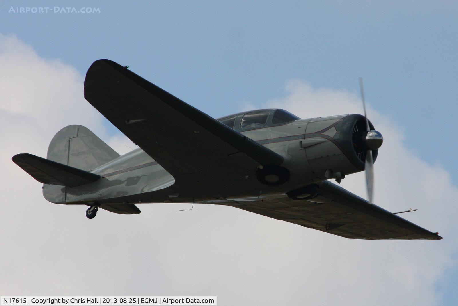 N17615, 1938 Spartan 7W Executive C/N 14, at the Little Gransden Air & Vintage Vehicle Show