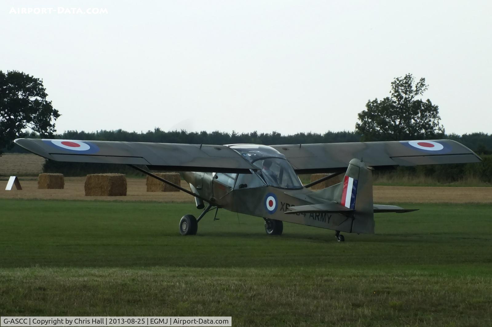 G-ASCC, 1962 Auster AOP.11 C/N B5/10/162, at the Little Gransden Air & Vintage Vehicle Show