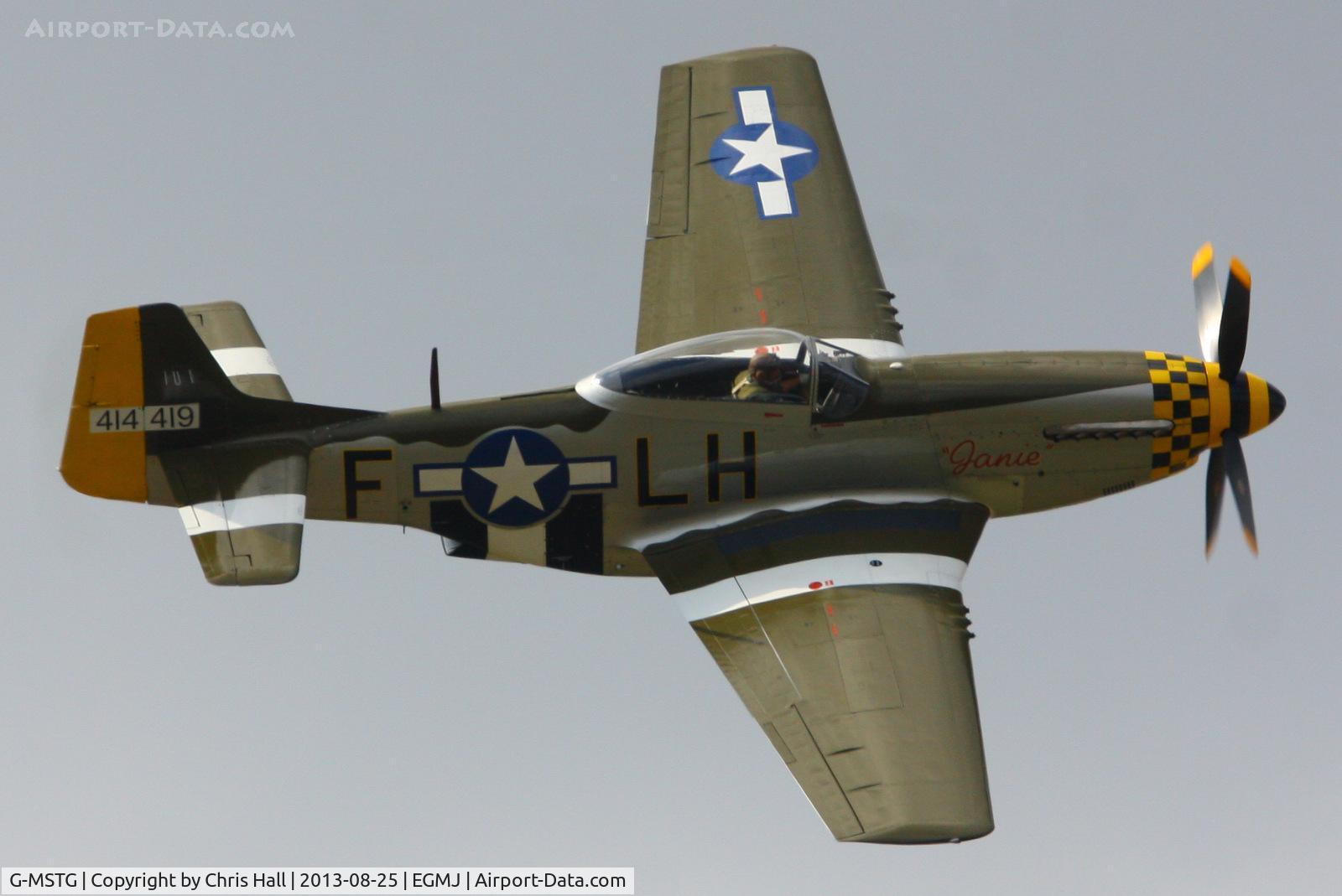 G-MSTG, 1945 North American P-51D Mustang C/N 124-48271, at the Little Gransden Air & Vintage Vehicle Show