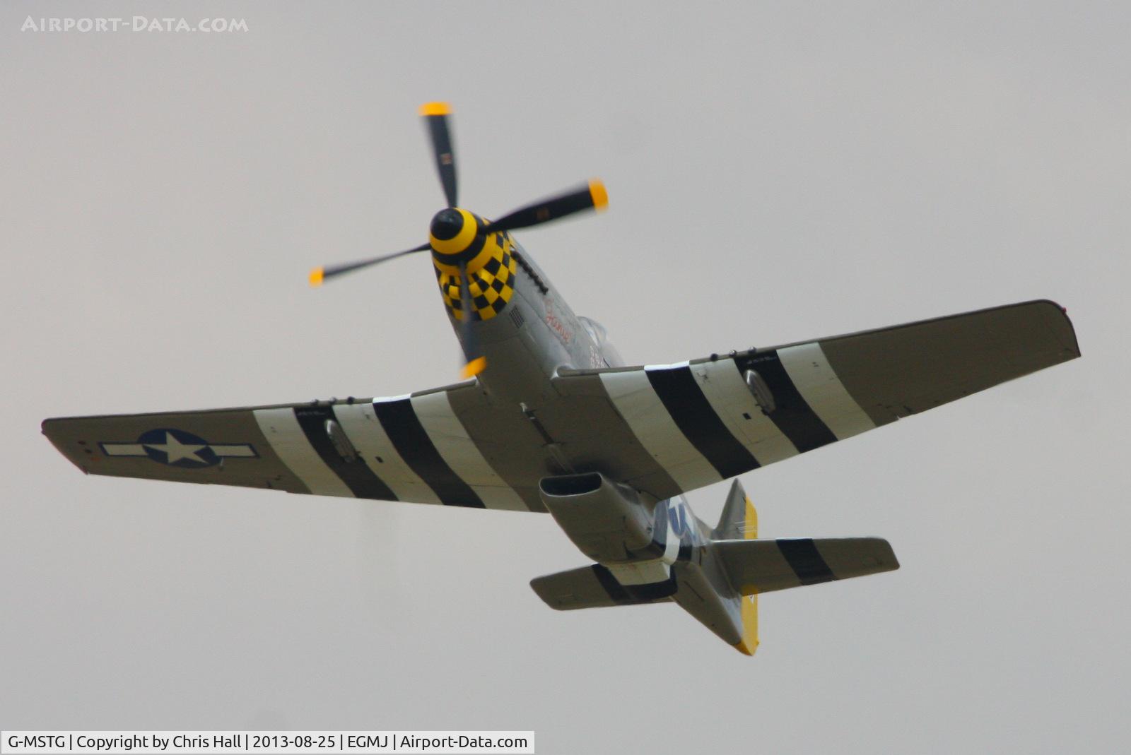 G-MSTG, 1945 North American P-51D Mustang C/N 124-48271, at the Little Gransden Air & Vintage Vehicle Show