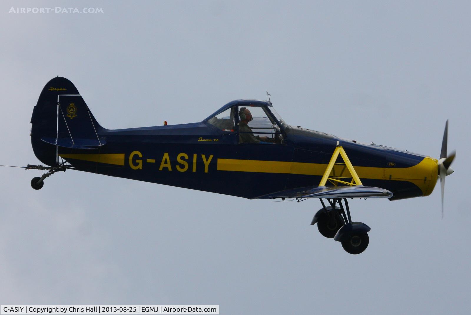 G-ASIY, 1963 Piper PA-25-235 Pawnee C/N 25-2446, at the Little Gransden Air & Vintage Vehicle Show