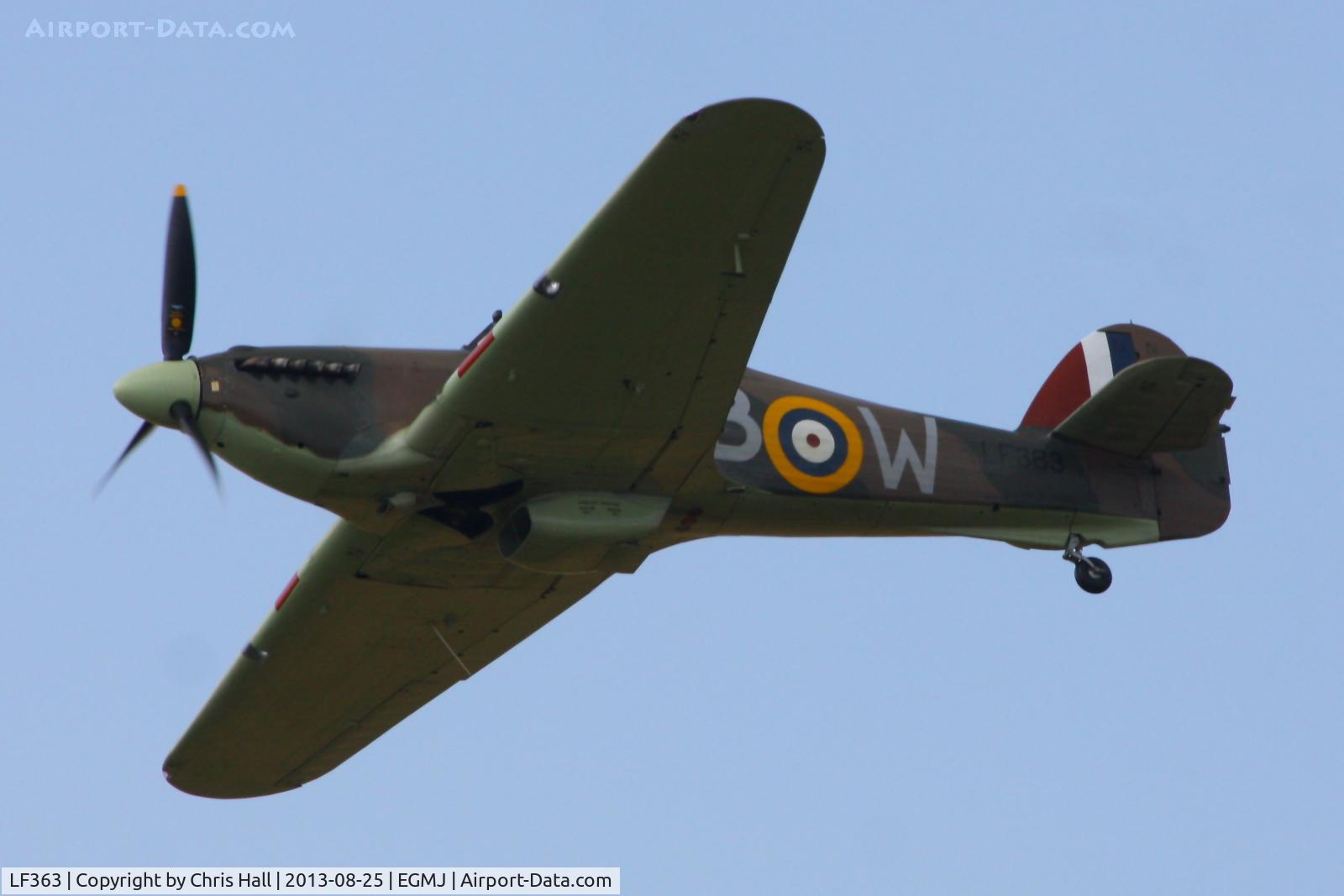 LF363, 1944 Hawker Hurricane IIC C/N 41H/469290, at the Little Gransden Air & Vintage Vehicle Show