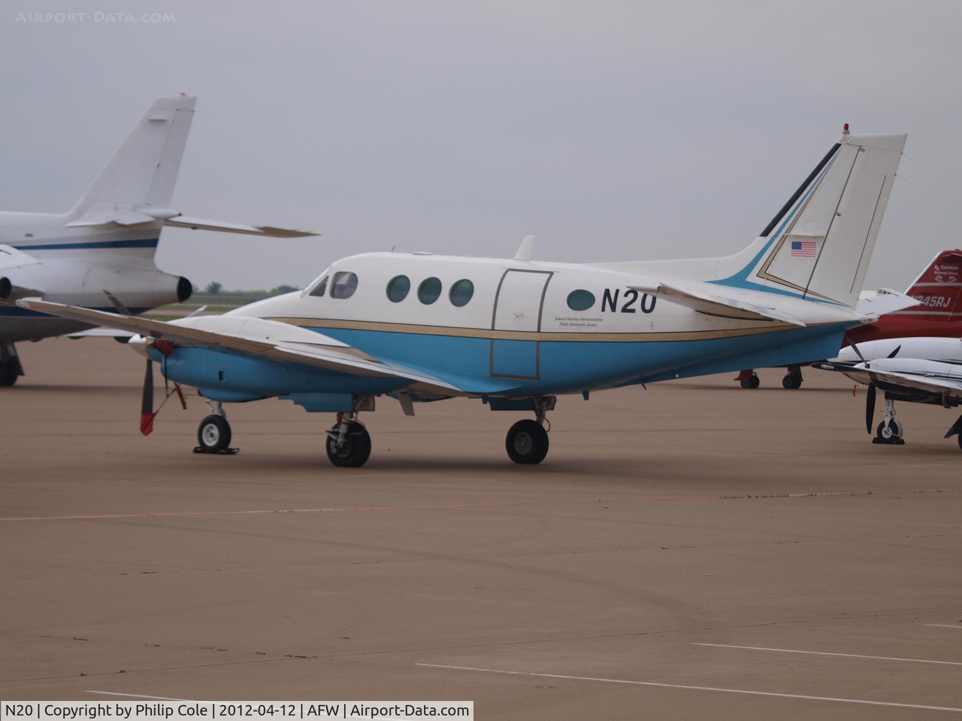 N20, 1980 Beech C90 King Air C/N LJ-912, FAA N20