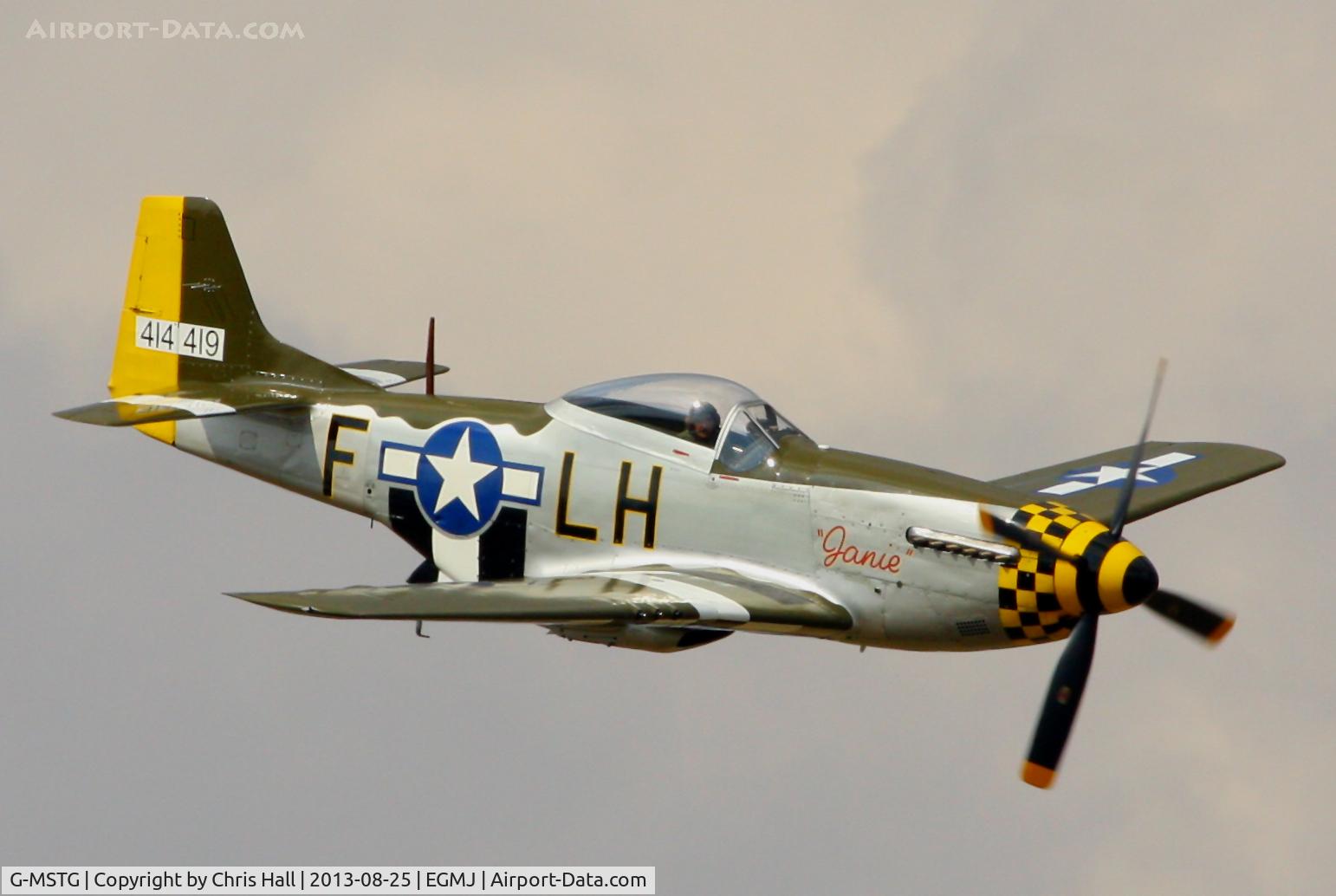 G-MSTG, 1945 North American P-51D Mustang C/N 124-48271, at the Little Gransden Air & Vintage Vehicle Show