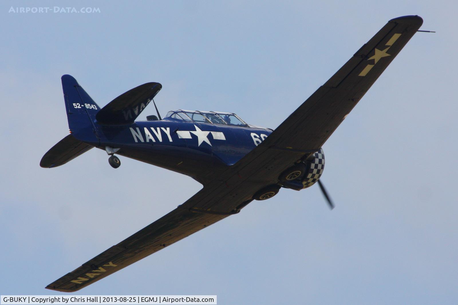 G-BUKY, 1952 Canadian Car & Foundry T-6H Harvard Mk.4M C/N CCF4-464, at the Little Gransden Air & Vintage Vehicle Show