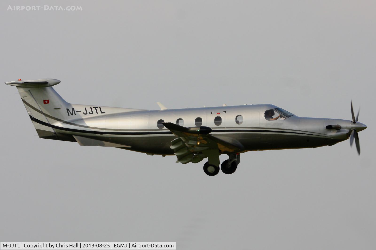 M-JJTL, 2009 Pilatus PC-12/47E C/N 1126, at the Little Gransden Air & Vintage Vehicle Show