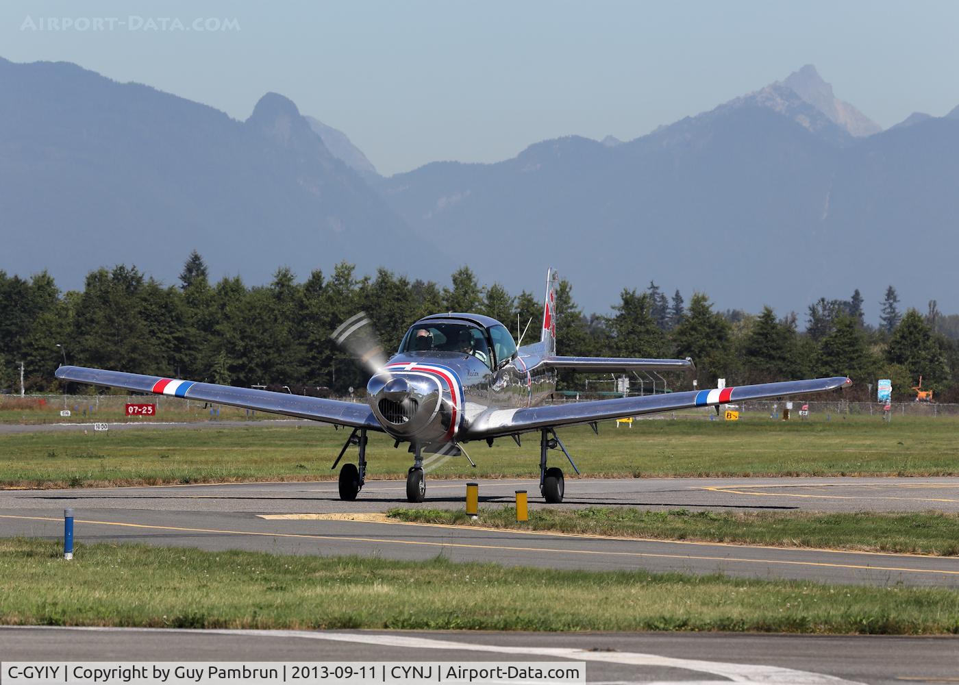 C-GYIY, 1947 North American Navion (NA-145) C/N NAV-4-779, Holding
