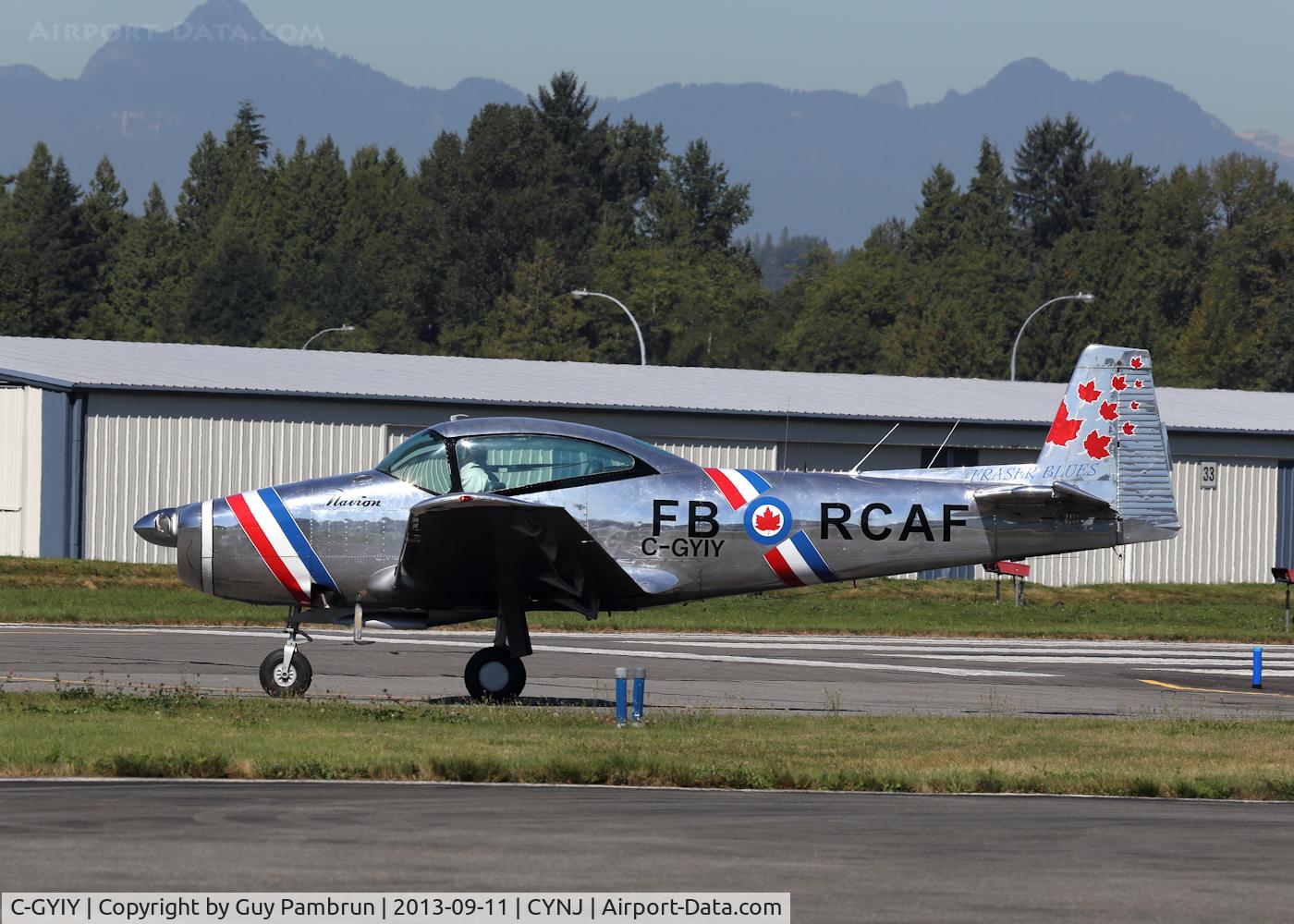 C-GYIY, 1947 North American Navion (NA-145) C/N NAV-4-779, Holding