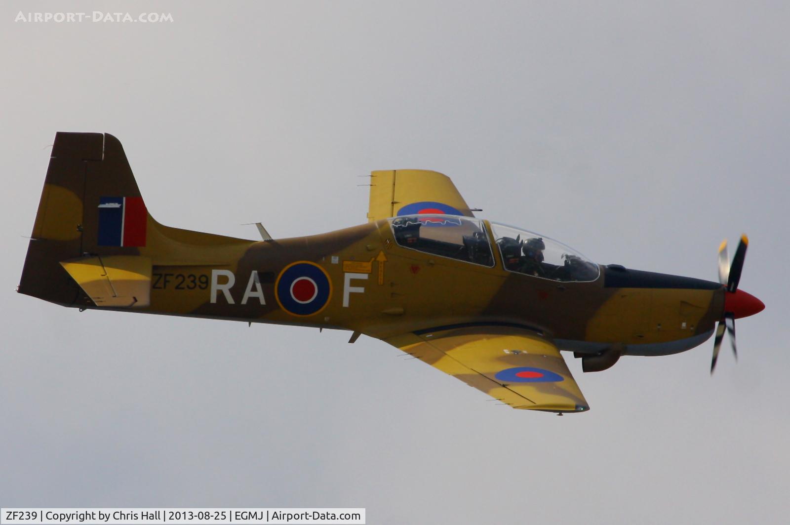ZF239, 1990 Short S-312 Tucano T1 C/N S041/T39, at the Little Gransden Air & Vintage Vehicle Show