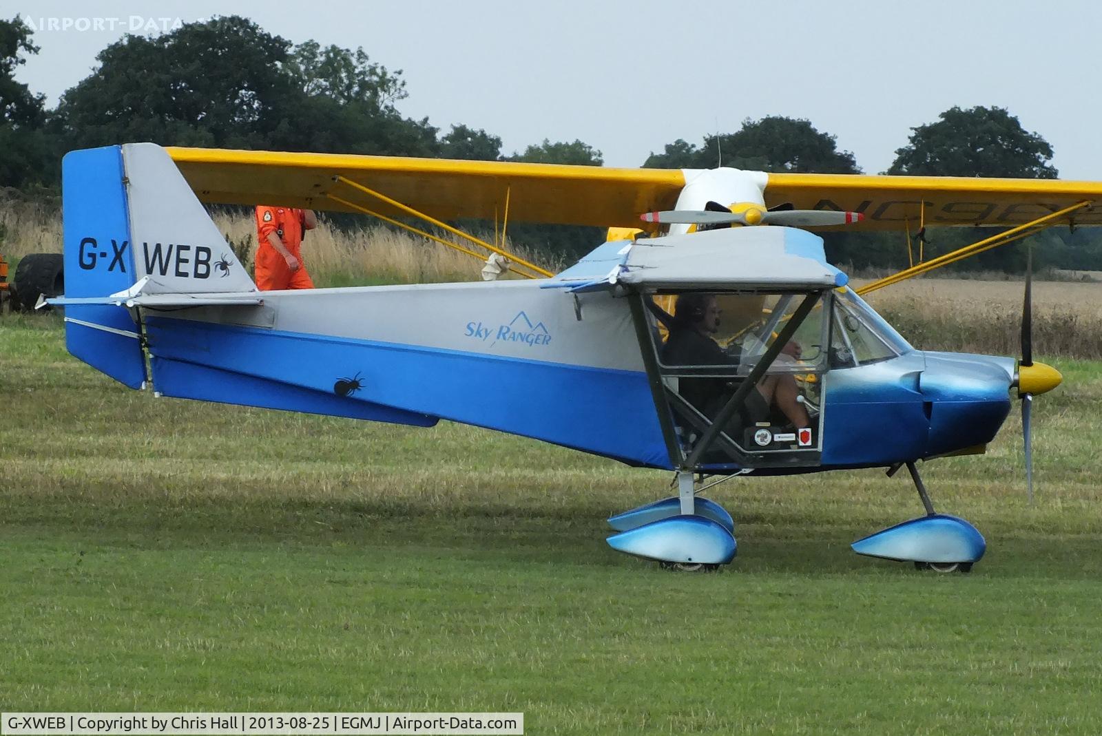 G-XWEB, 2005 Skyranger 912(2) C/N BMAA/HB/443, at the Little Gransden Air & Vintage Vehicle Show