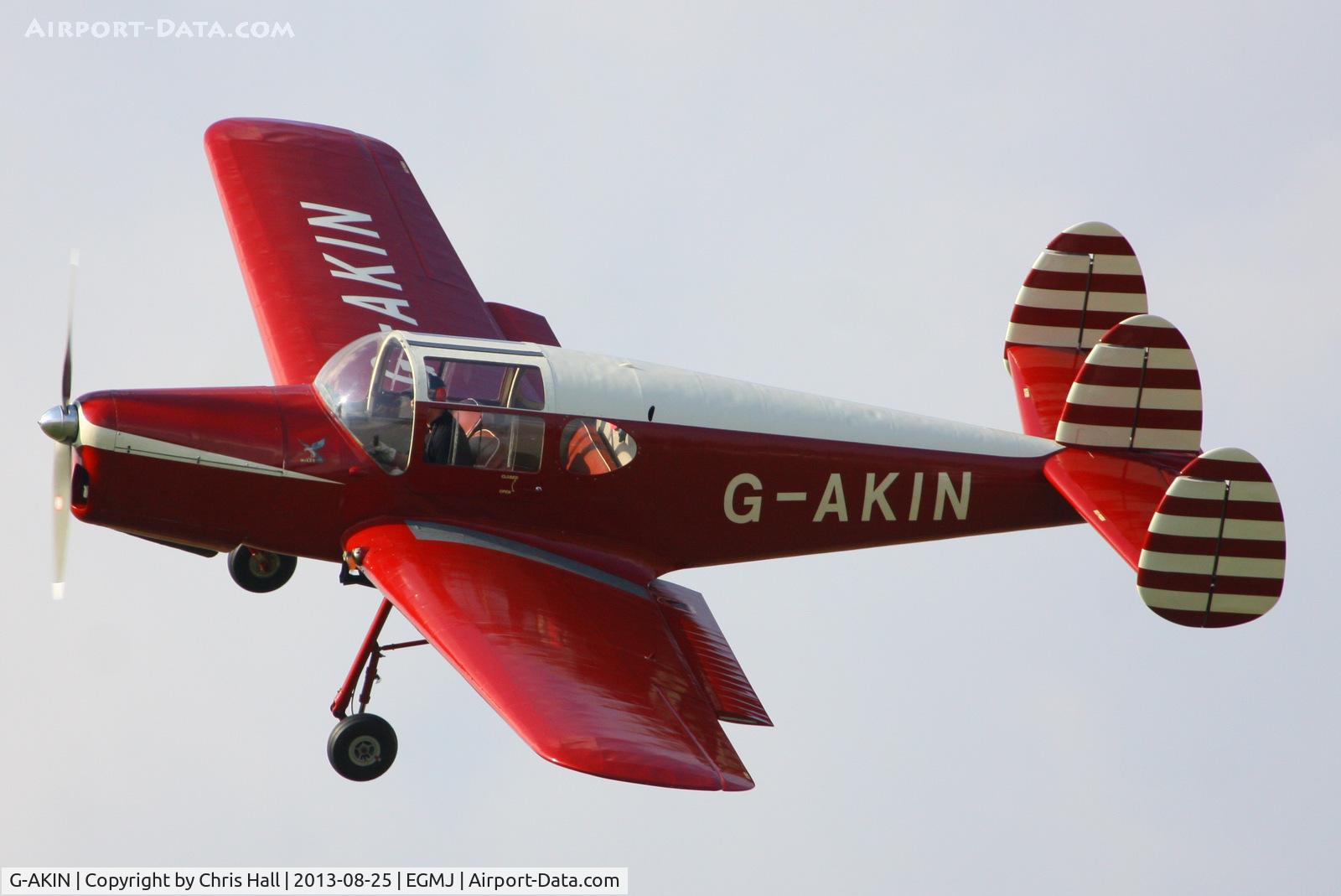 G-AKIN, 1947 Miles M38 Messenger 2A C/N 6728, at the Little Gransden Air & Vintage Vehicle Show