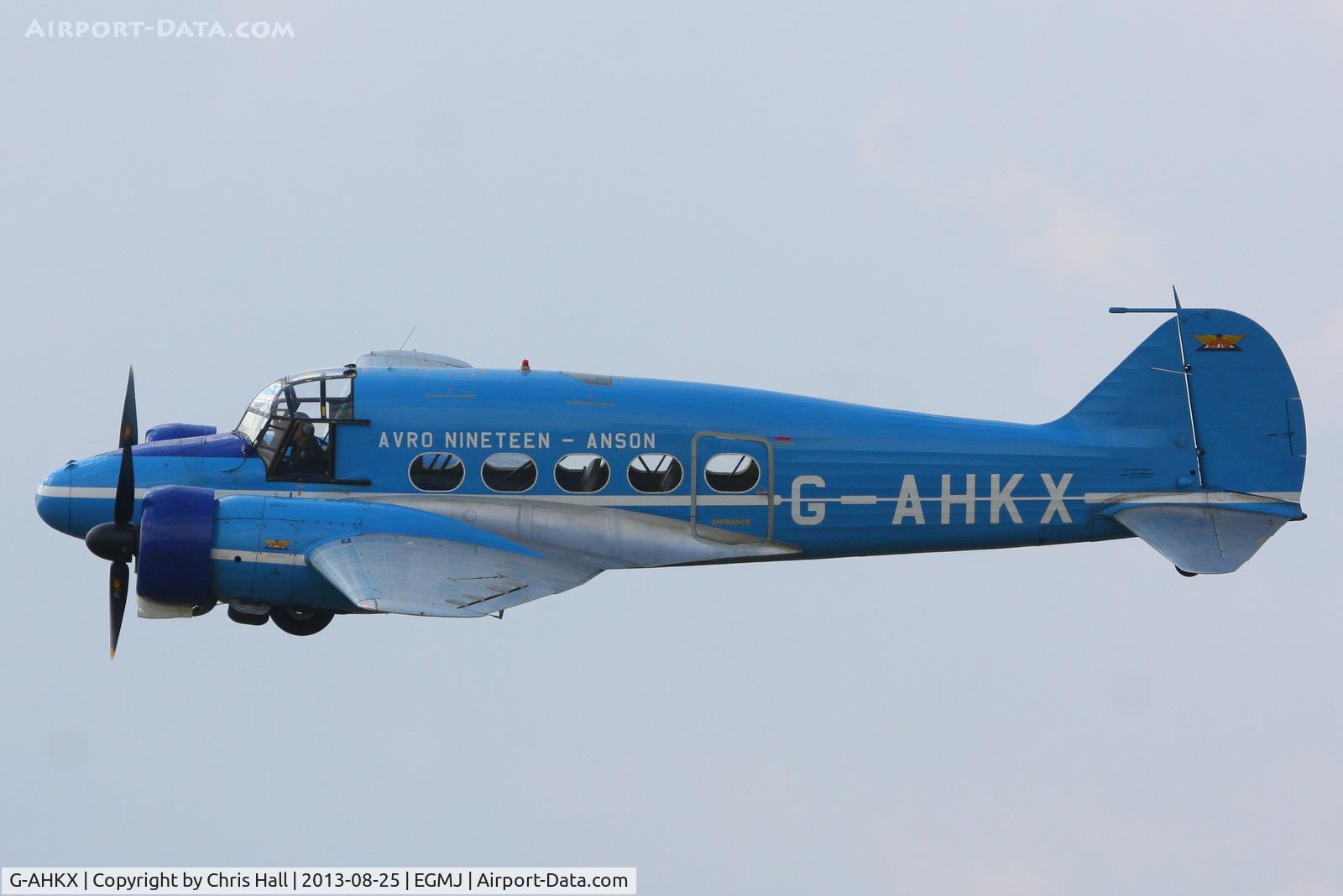 G-AHKX, 1946 Avro 652A Anson C.19 Series 2 C/N 1333, at the Little Gransden Air & Vintage Vehicle Show