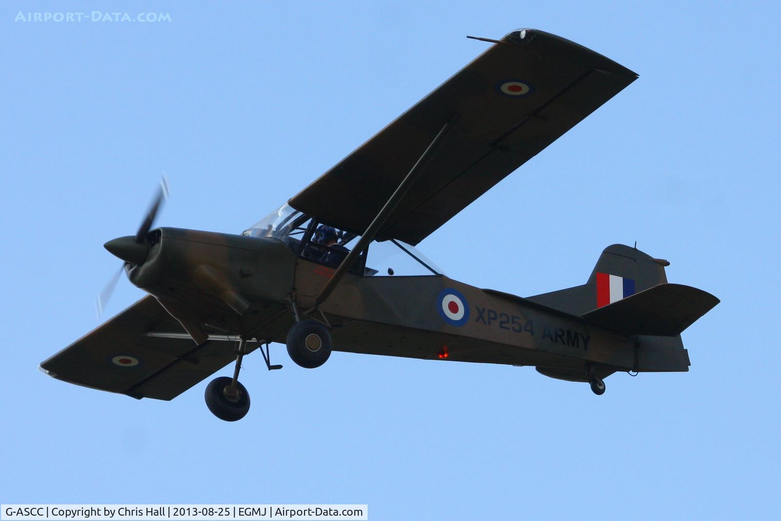 G-ASCC, 1962 Auster AOP.11 C/N B5/10/162, at the Little Gransden Air & Vintage Vehicle Show