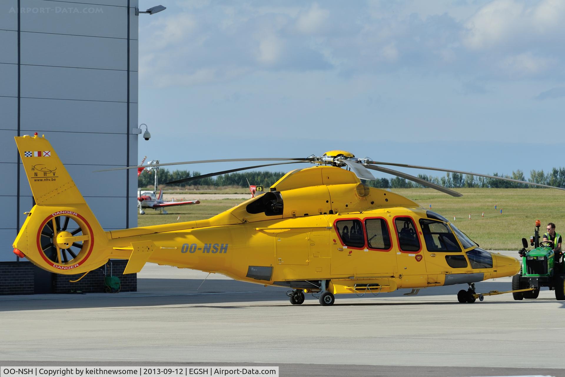 OO-NSH, 2004 Eurocopter EC-155B-1 C/N 6681, Recently arrived NHV rotary !