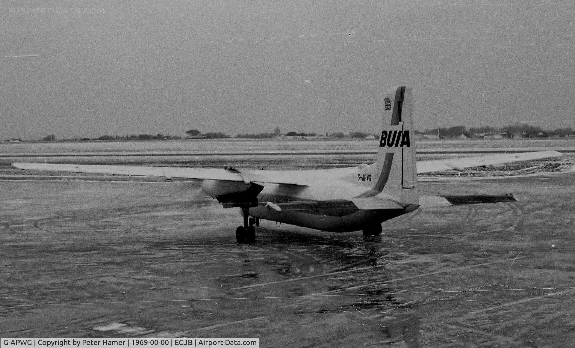 G-APWG, 1962 Handley Page HPR-7 Herald 201 C/N 155, Guernsey