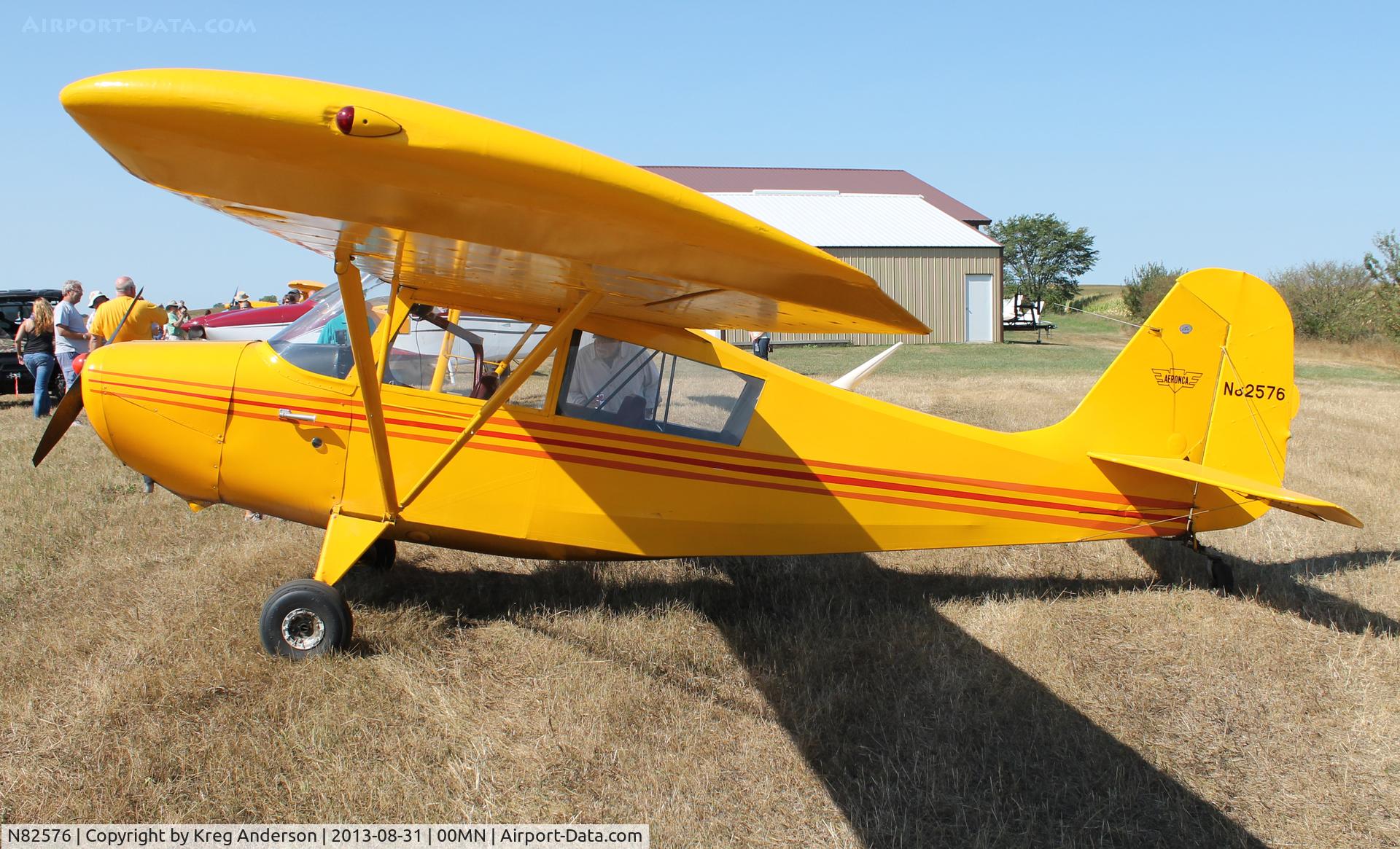 N82576, 1946 Aeronca 7AC Champion C/N 7AC-1213, 2013 Battle Lake Fly-in