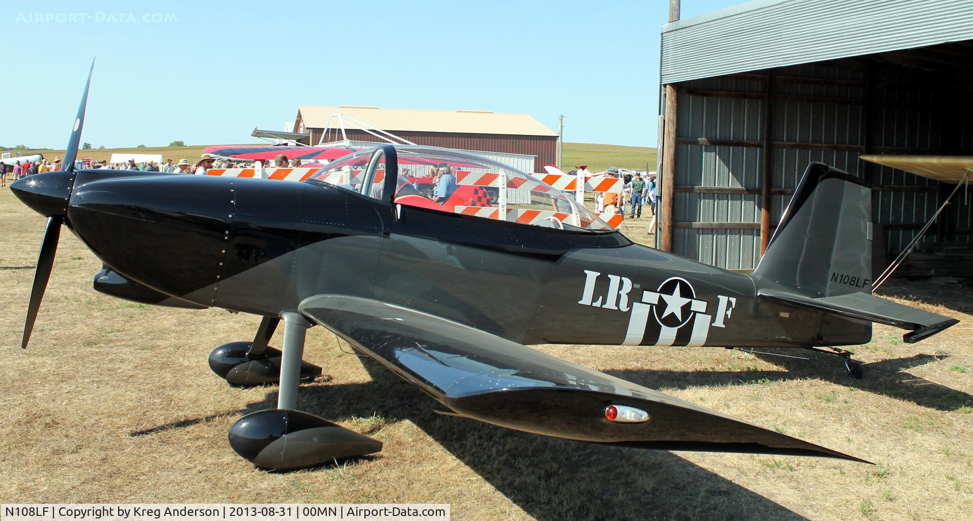 N108LF, Vans RV-8 C/N 82780, 2013 Battle Lake Fly-in