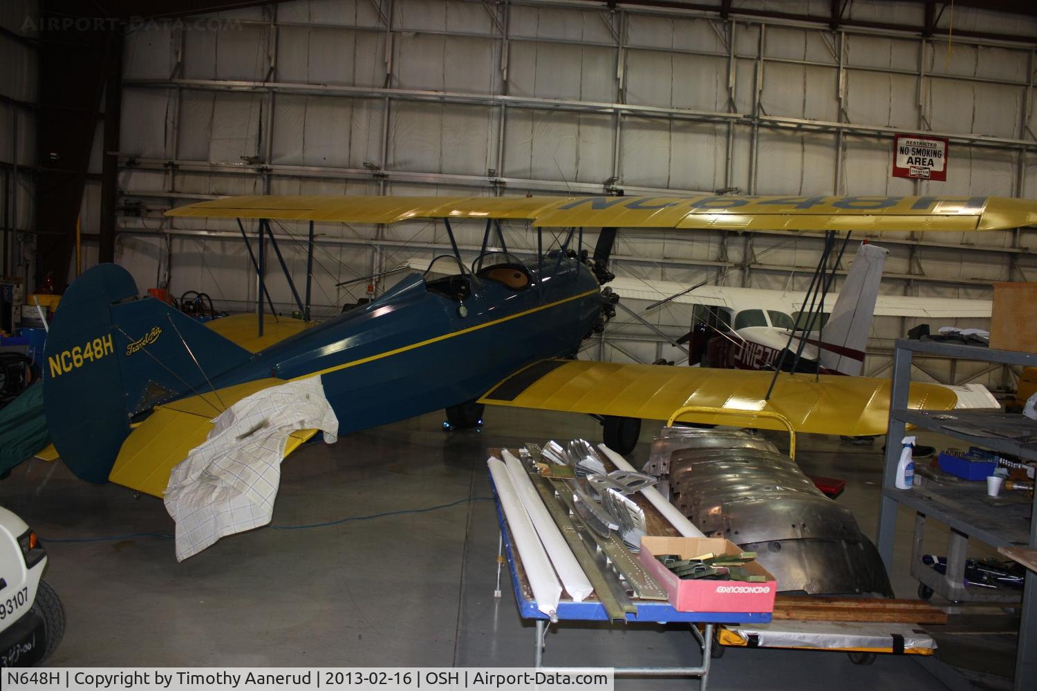 N648H, 1929 Curtiss-Wright Travel Air E-4000 C/N 1224, 1929 Curtiss Wright TRAVEL AIR E-4000, c/n: 1224.  In the EAA Kermit Weeks Hangar