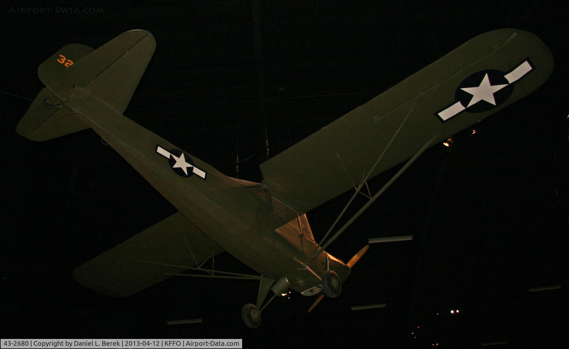 43-2680, 1943 Interstate L-6 Grasshopper C/N 123, Of all the L-birds, the Interstate was built in the fewest numbers and, therefore, is the most rare.