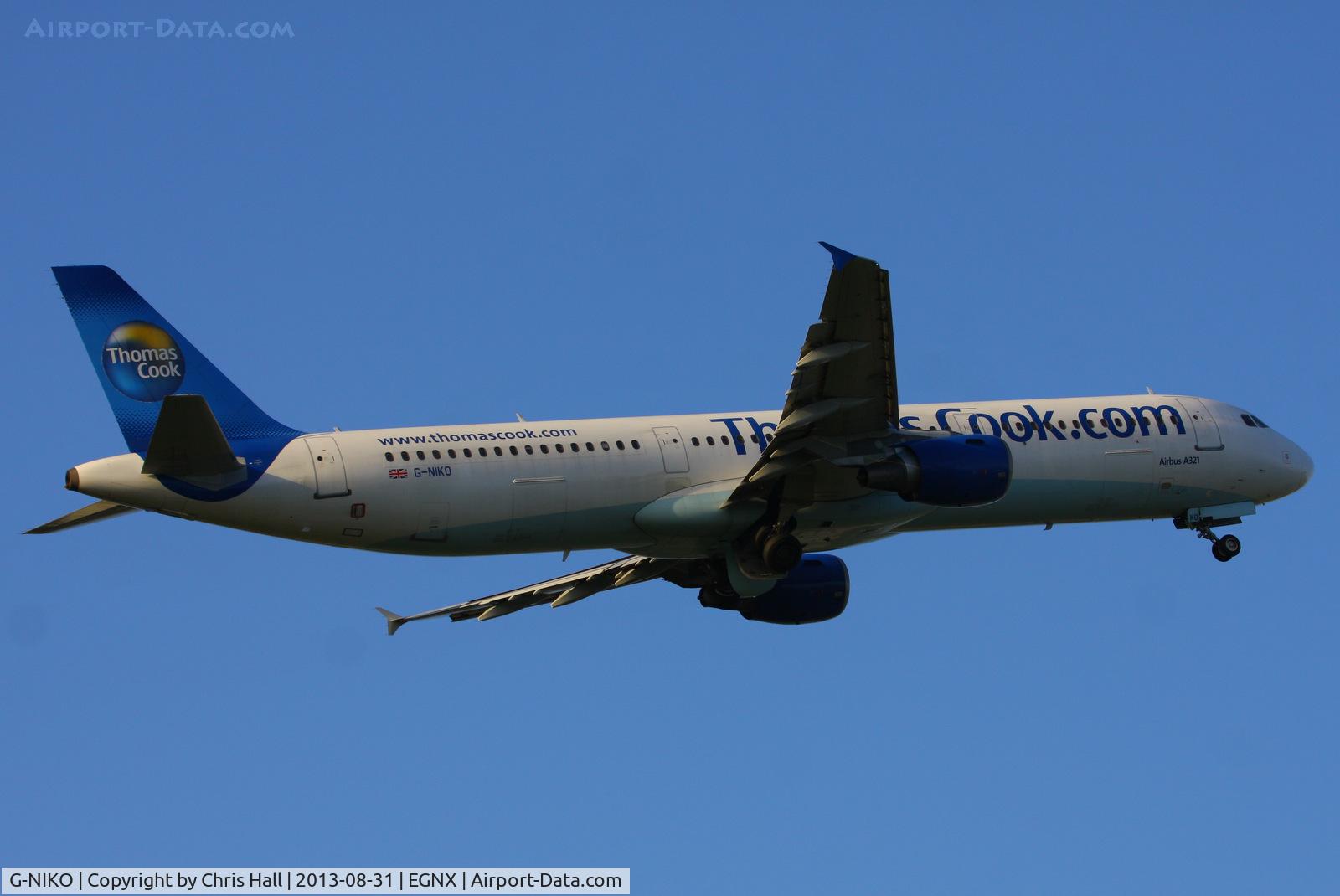 G-NIKO, 2000 Airbus A321-211 C/N 1250, Thomas Cook