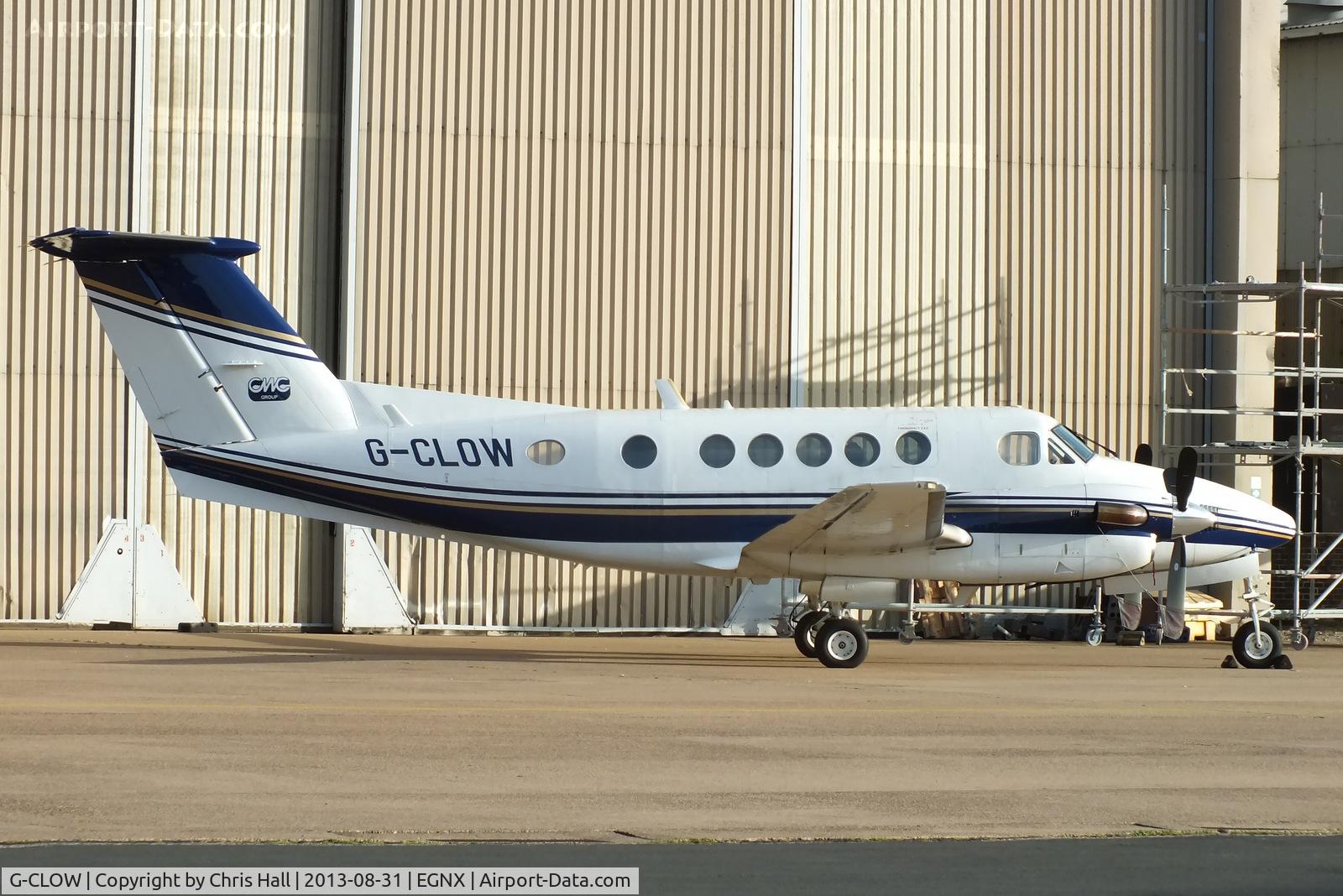 G-CLOW, 1981 Beech 200 Super King Air C/N BB-821, Clowes Estates Ltd