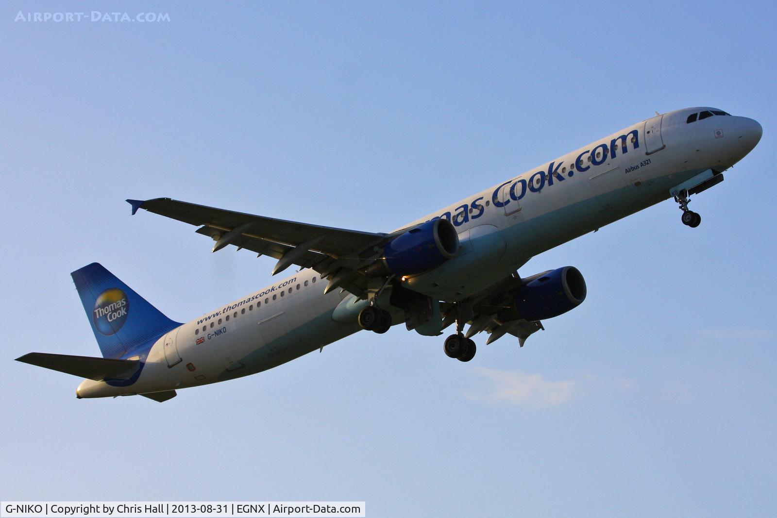 G-NIKO, 2000 Airbus A321-211 C/N 1250, Thomas Cook